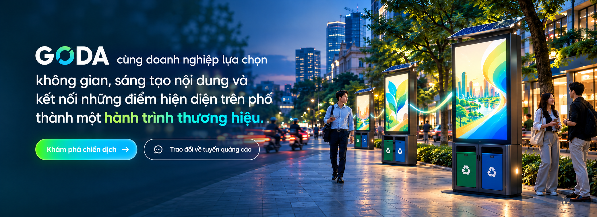 GODA - Giải pháp Quảng cáo Xanh, Đô thị Thông minh